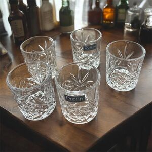 Crystal Shot Glass Set of 5 - Clear